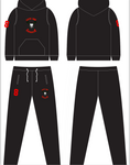 Lock Jaw Sweat Suit BLACK (Embroidery)